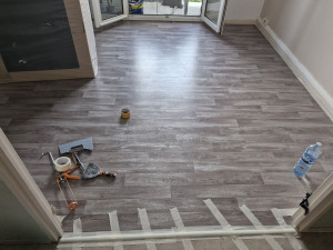 Photo de galerie - Pose de parquet - Revêtement de sol