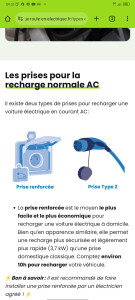 Photo de galerie - Recommandation prise recharge véhicule électrique