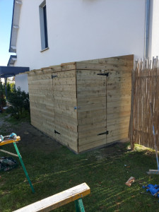 Photo de galerie - Réalisation abri terminé 