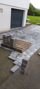 Photo de galerie - Pavé bordure terasse assinesment 