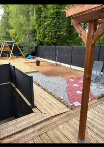 Photo de galerie - APRÈS / débarras de bois suite à démolition d’une terrasse 