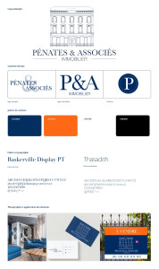 Photo de galerie - À la demande de mon client, la charte graphique de son entreprise totalement personnalisée. 