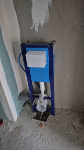 Photo de galerie - Poser  wc suspendu 