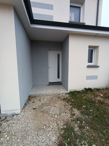 Photo de galerie - Pose coulissant sas entrée 