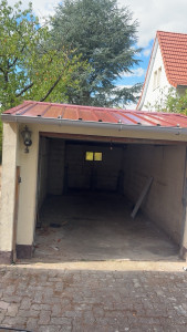 Photo de galerie - Pose bac acier et gouttière 
