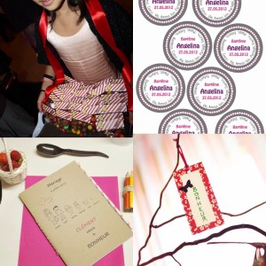 Photo de galerie - Exemple réalisations personnalisation étiquettes, livrets coloriage, arbre à voeux, pochettes bonbons