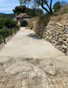 Photo de galerie - Chape pour passage de carrelages 