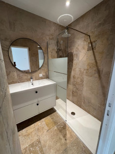 Photo de galerie - Rénovation d’une salle de bain complète 