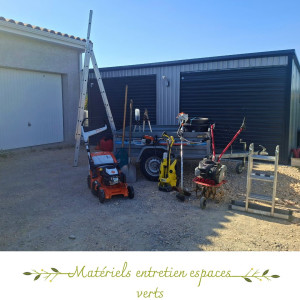 Photo de galerie - Matériels pour l'entretien des espaces verts 