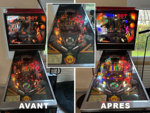 Photo de galerie - Resturation d'un flipper