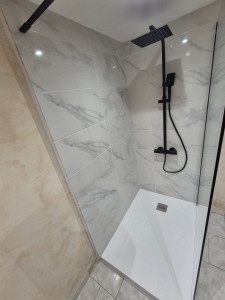 Photo de galerie - Création d'une douche 