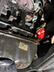 Photo de galerie - Fuite d’huile