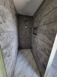 Photo de galerie - Pose faïence douche