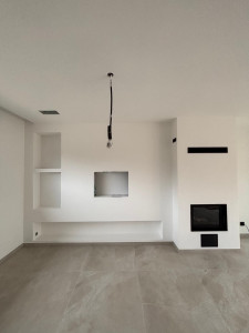 Photo de galerie - Création d’un meuble TV en Placo + peinture 