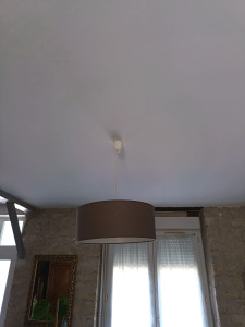 Photo de galerie - Installation d'un second lustre 