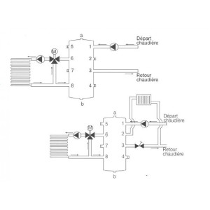 Photo de galerie - Plan hydraulique pompe à chaleur Air/Eau