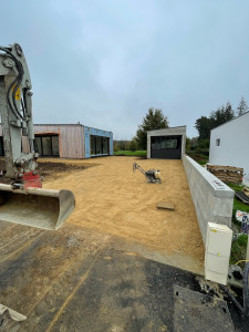 Photo de galerie - Terrassement parking et jardin 