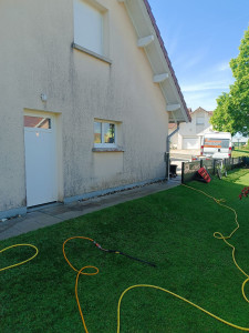 Photo de galerie - Nettoyage de façade et hydrofuge 