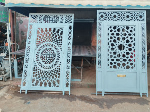 Photo de galerie - Porte d'entrées en fer artisanale