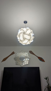 Photo de galerie - Installation d'un lustre 