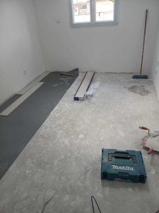 Photo de galerie - Pose de parquet - Revêtement de sol