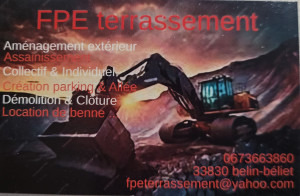 Photo de galerie - Terrassement 


terrassement 