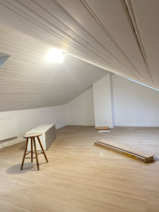 Photo de galerie - Pose parquet rénovation complet du grenier 