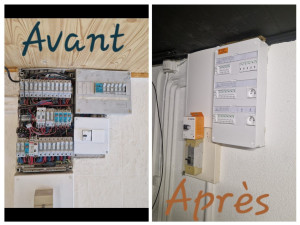 Photo de galerie - Installation tableau électrique