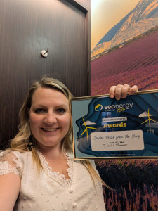 Photo de galerie - Award à un salon maritime