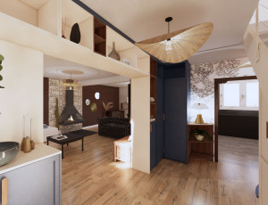 Photo de galerie - Projet d'aménagement d'entrée - 3D