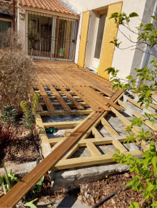 Photo de galerie - Terrasse en cours de travaux 