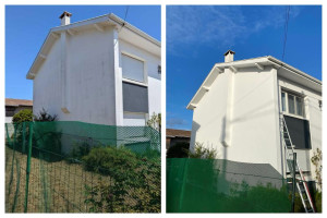 Photo de galerie - Avant/ Après d’une façade