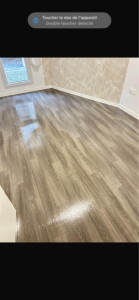 Photo de galerie - Décapage de sol d’un appartement 