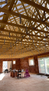 Photo de galerie - Pavillon neuf réalisation d'un plafond suspendu 150m2