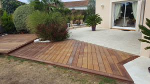 Photo de galerie - Pose d'une terrasse en ipé