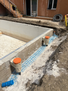 Photo de galerie - Rénovation de ce bassin complet + tarrassement 