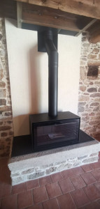 Photo de galerie - Pose poêle + tubage