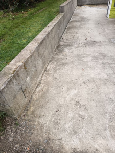 Photo de galerie - Mur et terrasse fait par moi même, je fais aussi du terrassement