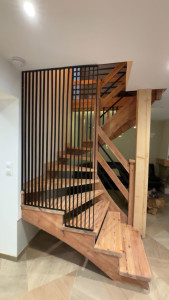 Photo de galerie - Garde corps fait en acier et sur-mesure