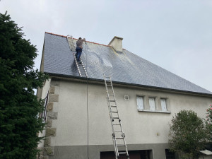 Echelle de toit pour couvreur en bois ou alu-bois en Alsace