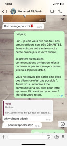 Photo de galerie - Même en le recardant il a continué à me harcèle je n’ai pas fait affaire avec Mohamed D et bien sûr il a mis un avis défavorable mais allez lire ses avis c’est un garç leur 