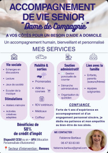 Photo de galerie - Mes services d'accompagnement de vie senior à domicile 