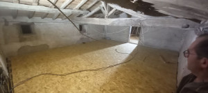 Photo de galerie - Réalisation d'un plancher pour aménagement de comble.