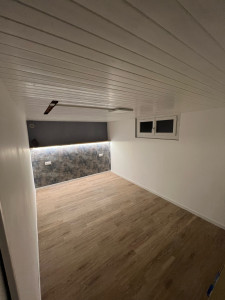 Photo de galerie - Création d’une chambre dans un sous sol .