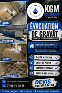 Photo de galerie - Évacuation gravats après travaux de rénovation chez un particulier 