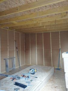 Photo de galerie - Agrandissement ossature bois 