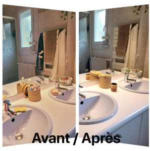 Photo de galerie - Avant / Après salle de bain 