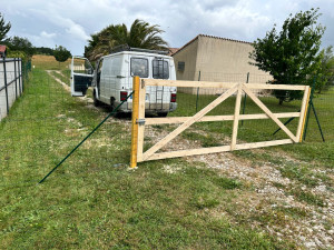 Photo de galerie - Création portails ou barrière 