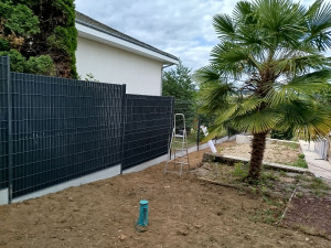 Photo de galerie - Clôture soubassement et occultant 