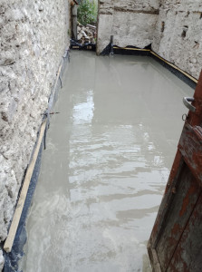 Photo de galerie - Coulage du dalle béton 